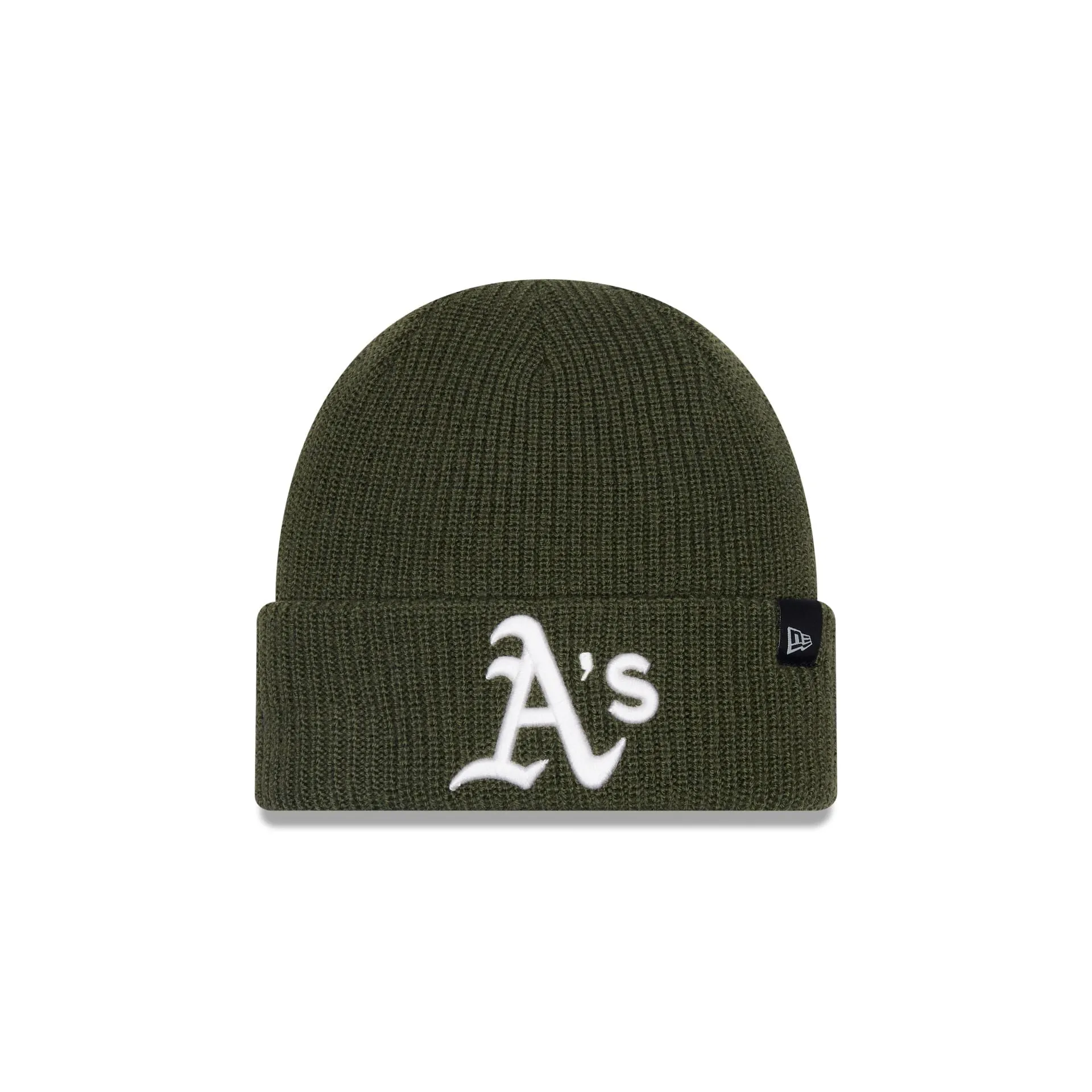 Athletics Green Merino Wool Knit Beanie sold by New Era