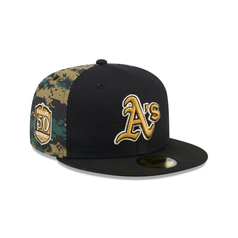 Athletics Digi Camo 59FIFTY Fitted Hat sold by New Era