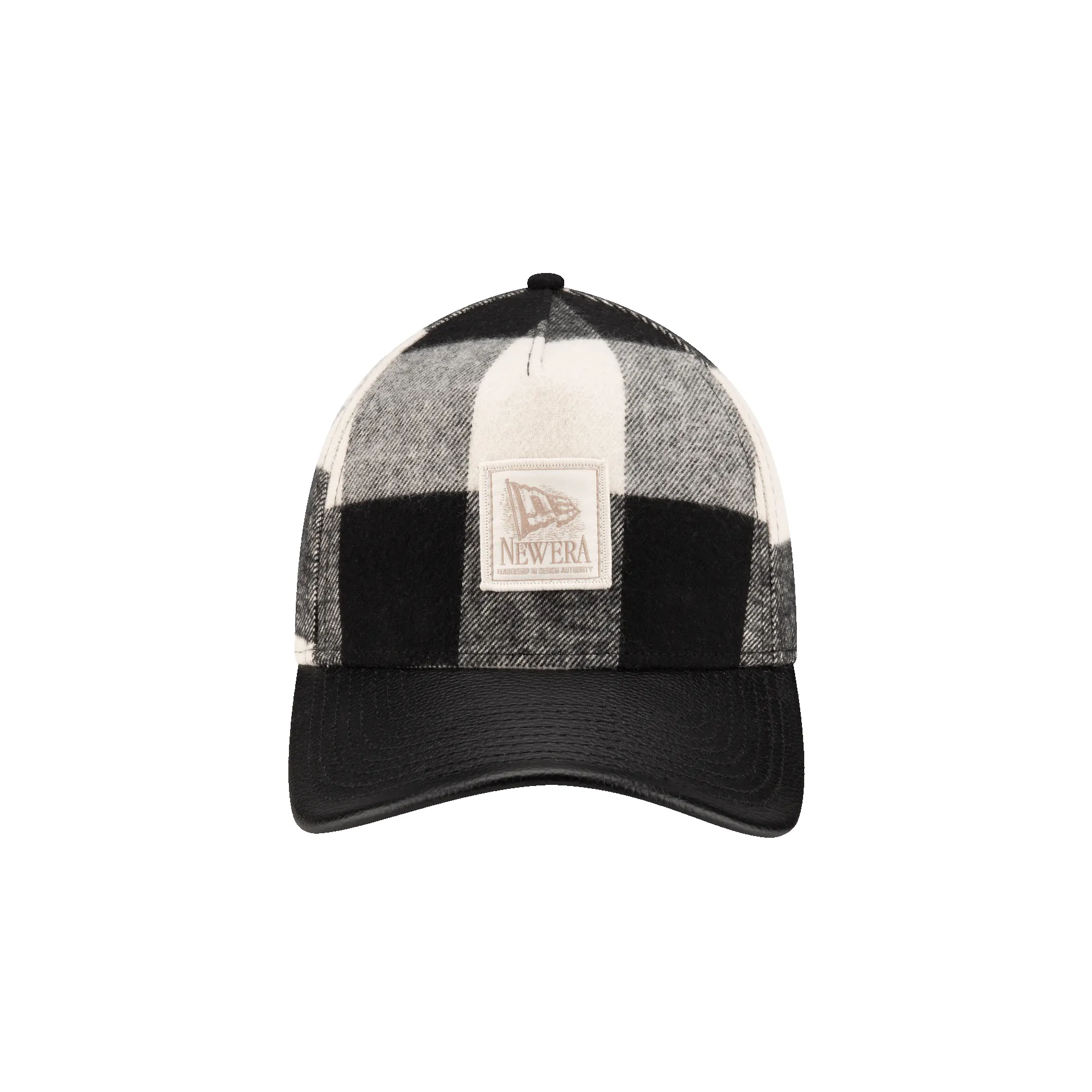 Lumber Plaid College White 9FORTY A-Frame Adjustable Hat sold by New Era product image thumbnail 2