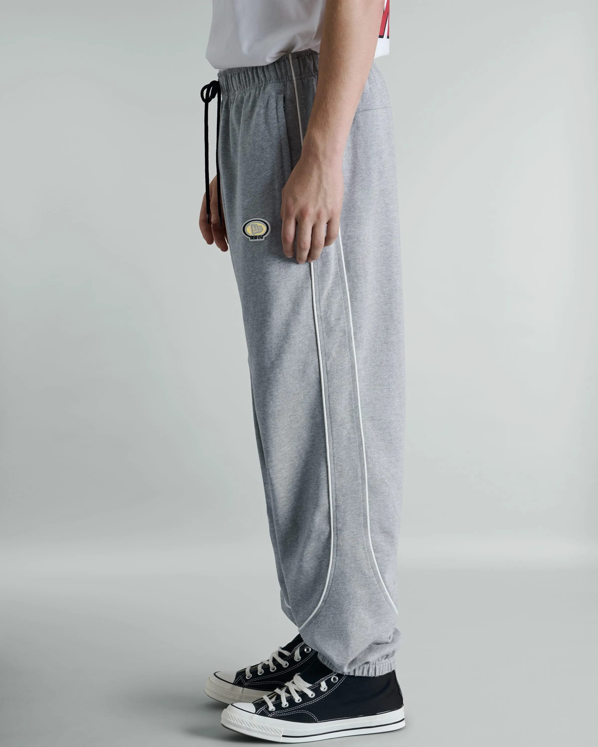 Shoreline Heather Gray Track Joggers sold by New Era product image thumbnail 4