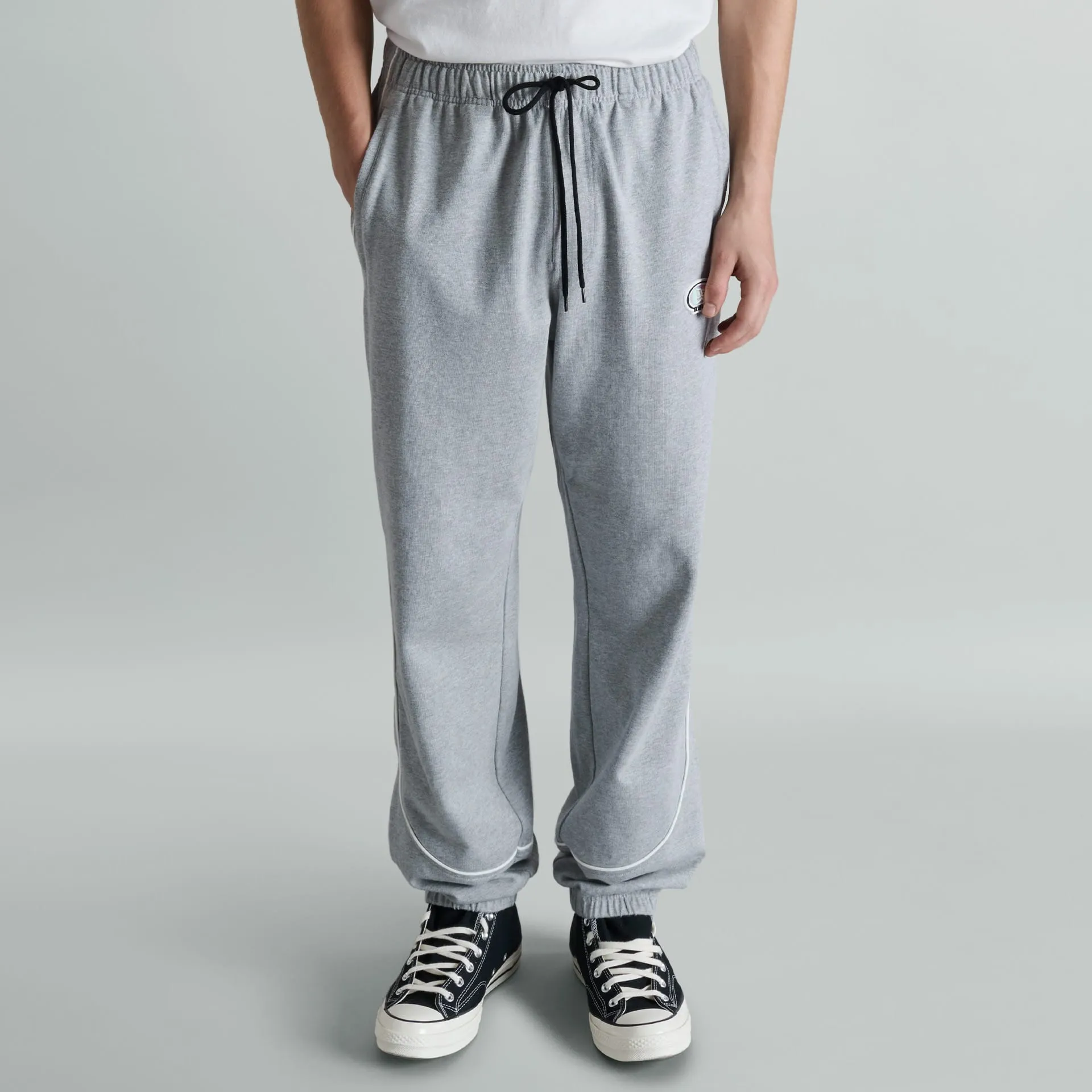 Shoreline Heather Gray Track Joggers sold by New Era
