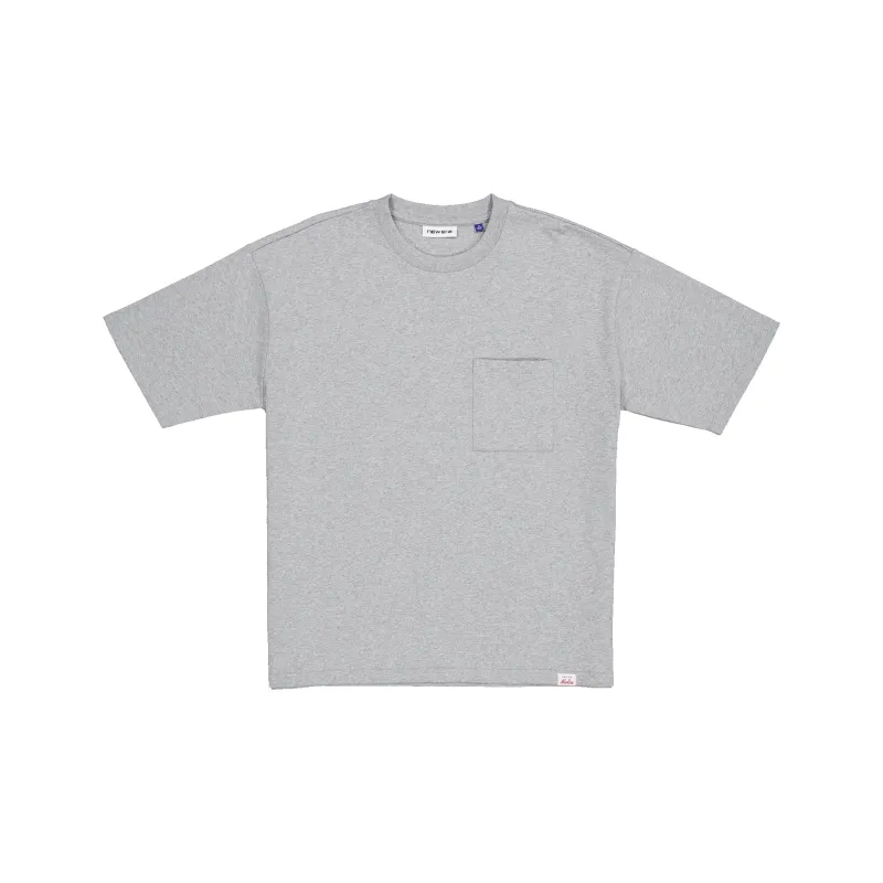 Aurora Heather Gray Pocket T-Shirt sold by New Era
