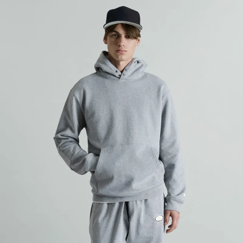 Amherst Corporal Heather Gray Snap Hoodie sold by New Era