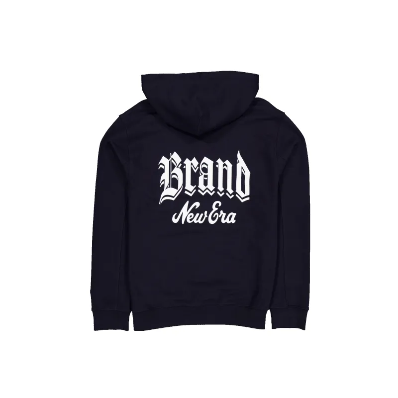 Blackletter Navy Hoodie sold by New Era