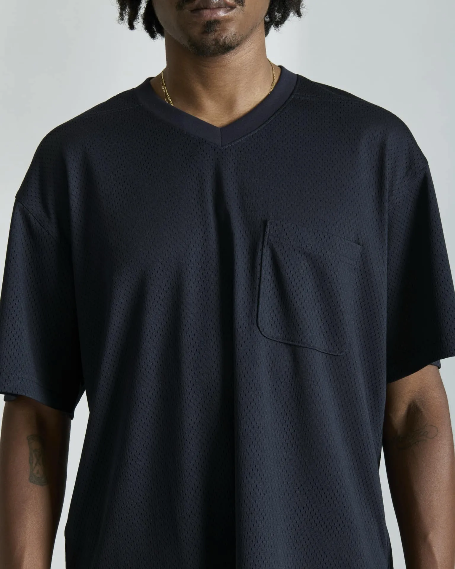 Orchard Navy V-Neck Pullover Jersey sold by New Era product image thumbnail 4