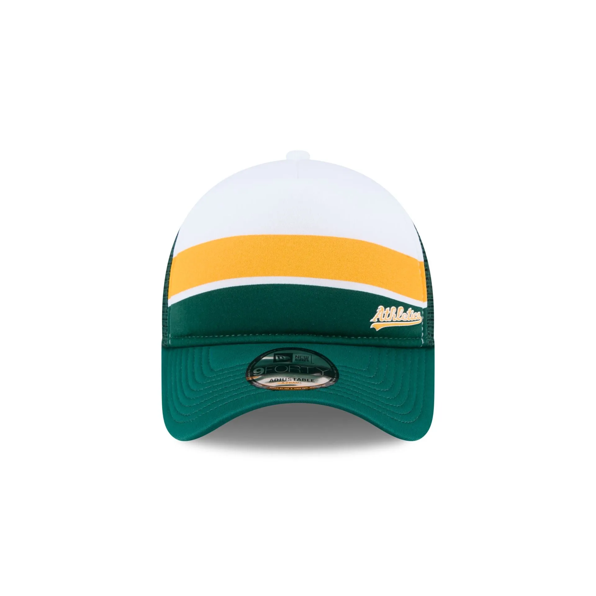 Athletics Color Block 9FORTY A-Frame Trucker Snapback Hat sold by New Era product image thumbnail 2