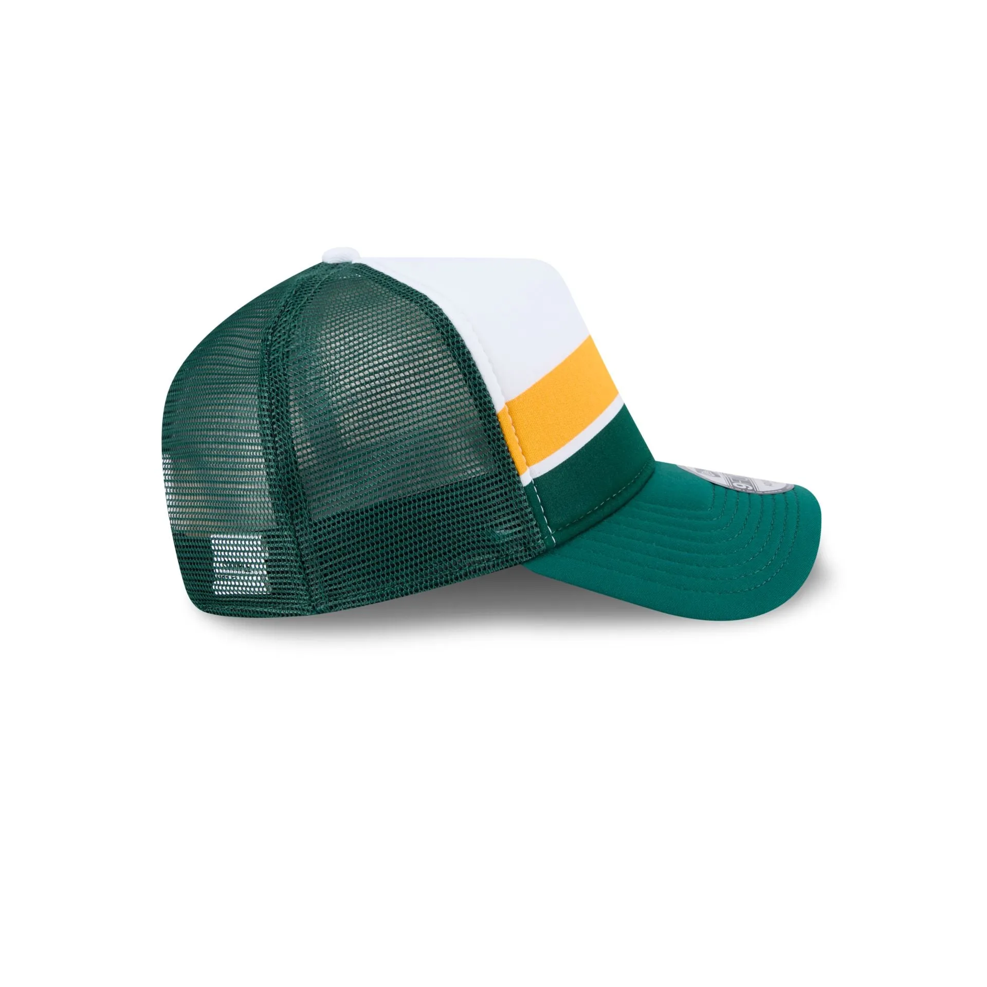 Athletics Color Block 9FORTY A-Frame Trucker Snapback Hat sold by New Era product image thumbnail 5