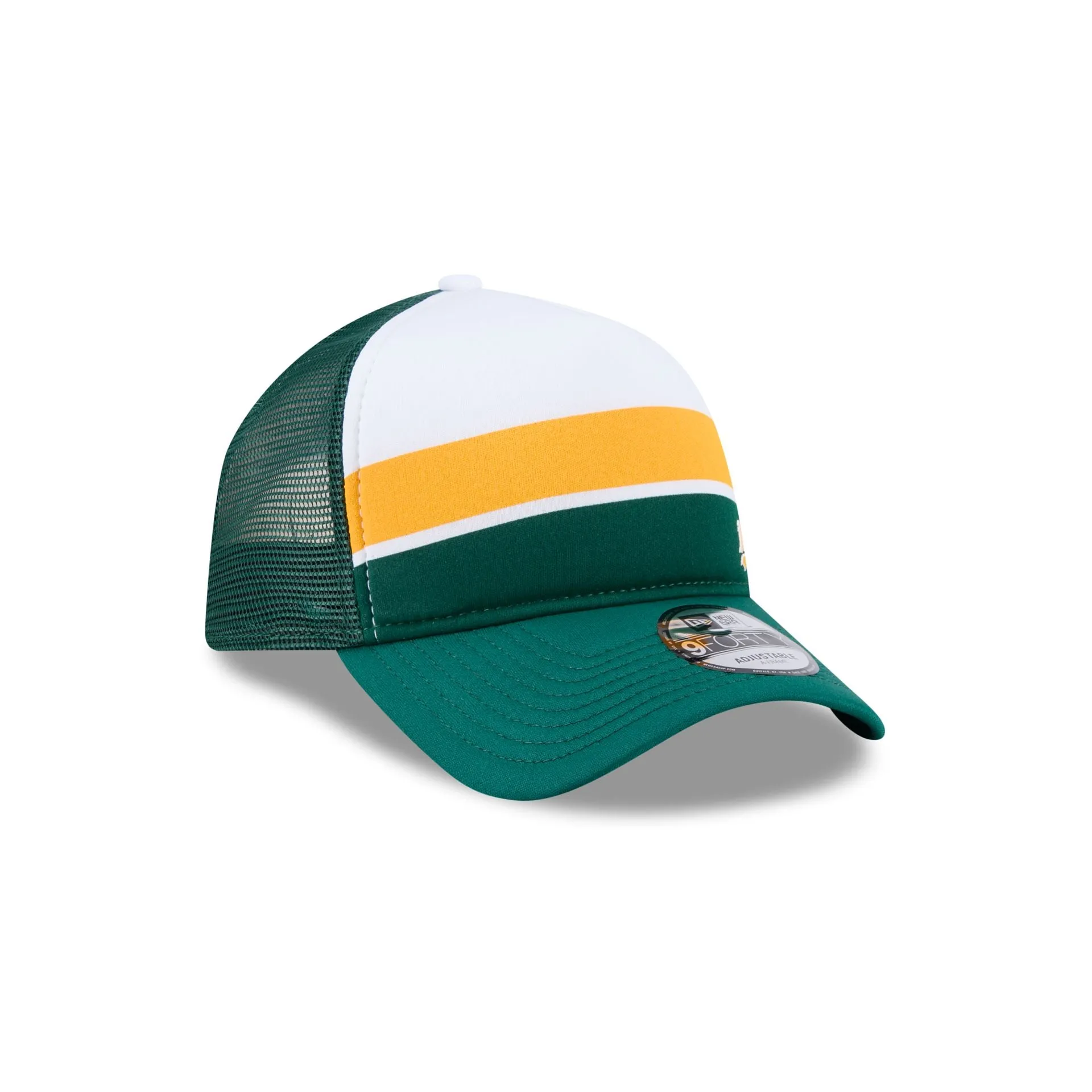 Athletics Color Block 9FORTY A-Frame Trucker Snapback Hat sold by New Era product image thumbnail 3