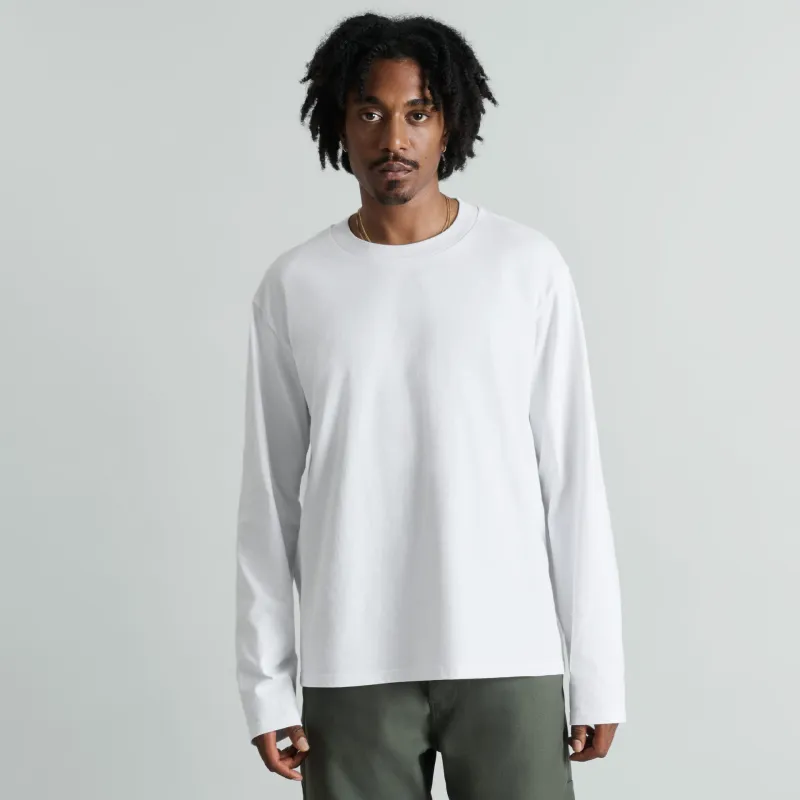 Erhardt White Long Sleeve T-Shirt sold by New Era