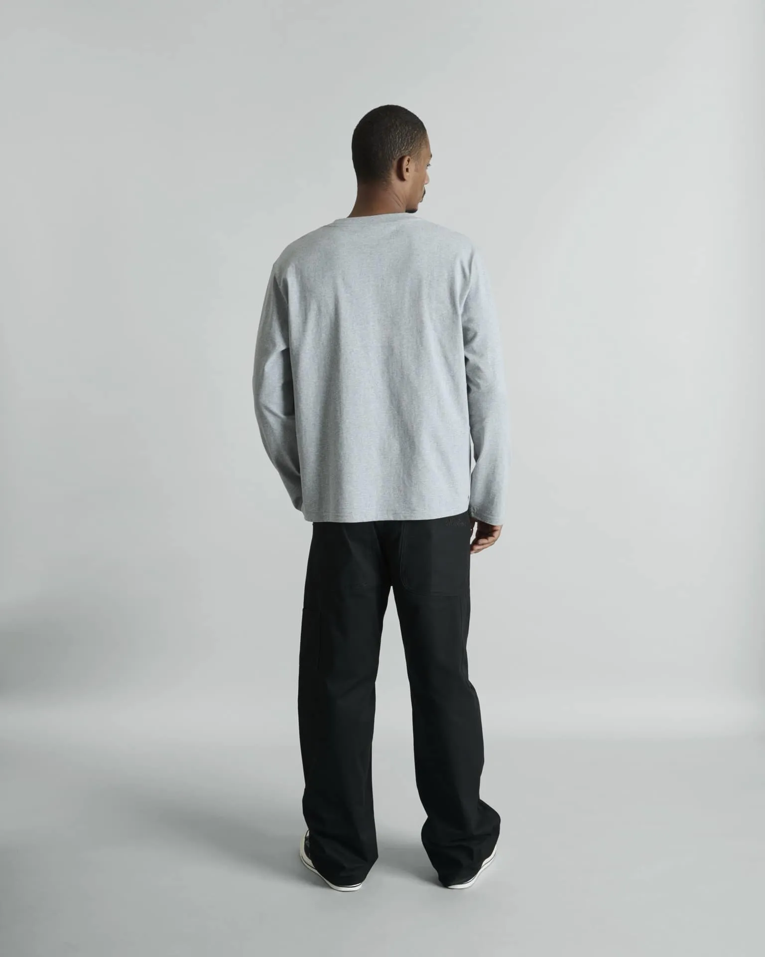 Erhardt Heather Gray Long Sleeve T-Shirt sold by New Era product image thumbnail 5
