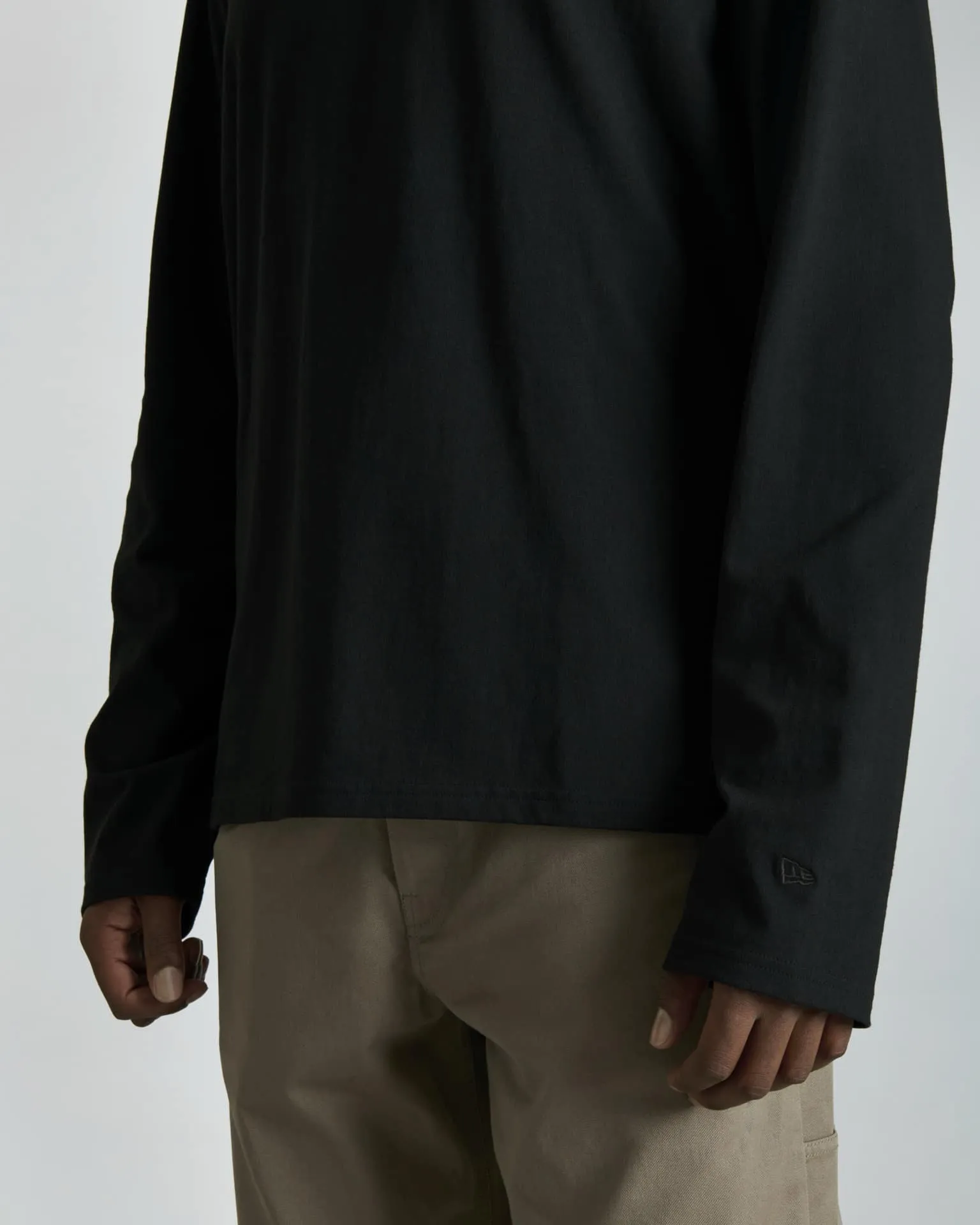 Erhardt Black Long Sleeve T-Shirt sold by New Era product image thumbnail 4
