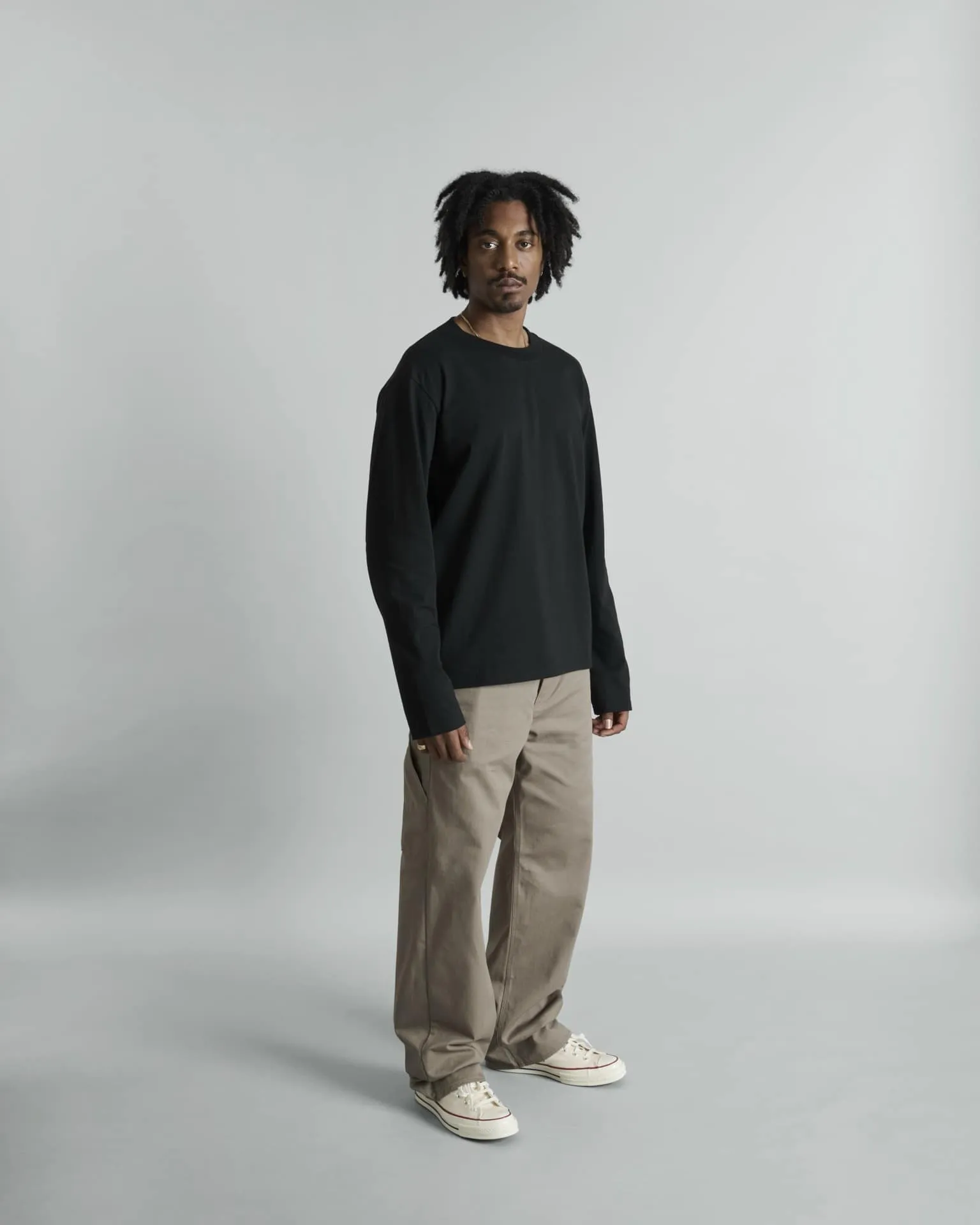 Erhardt Black Long Sleeve T-Shirt sold by New Era product image thumbnail 5