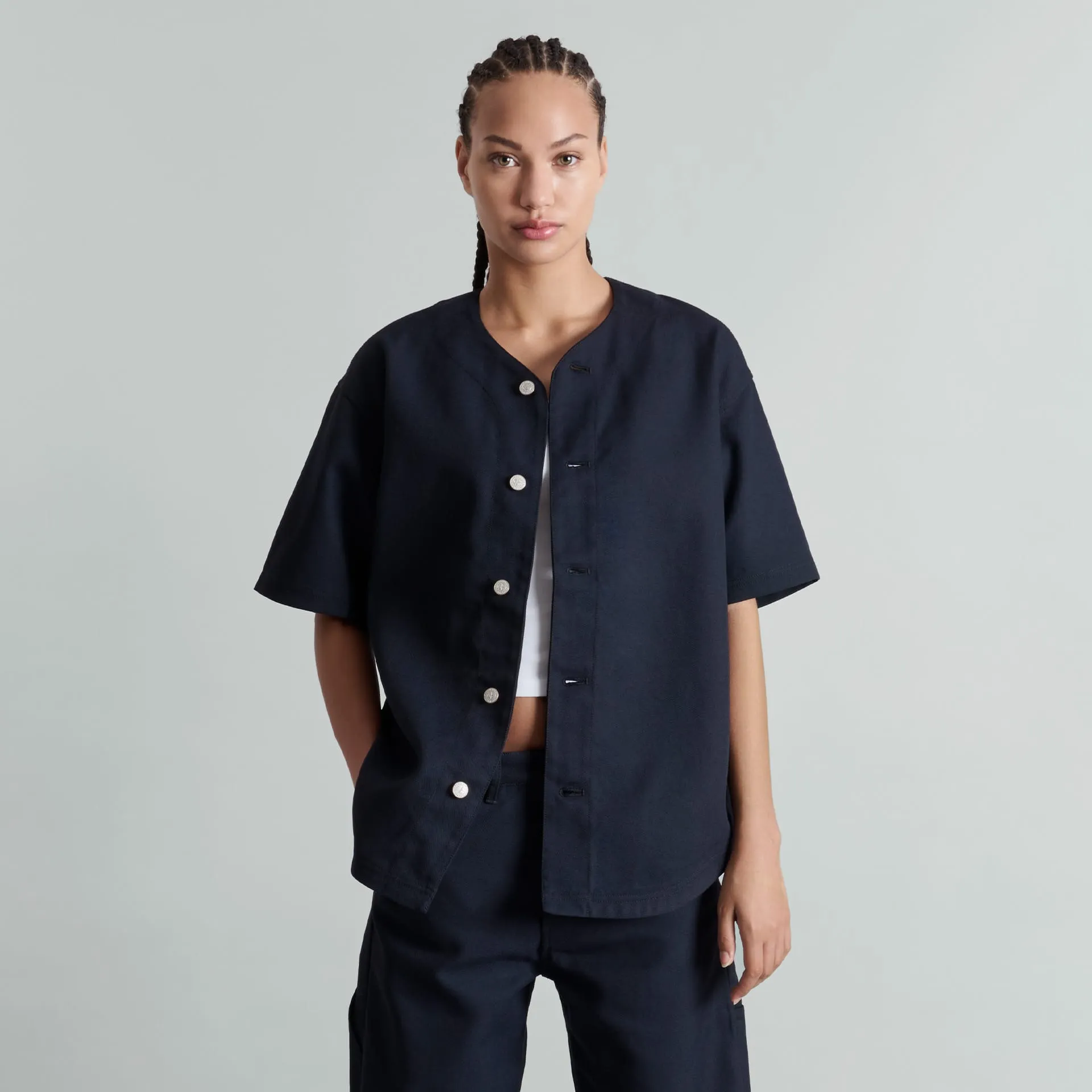 Riverside Navy Baseball Jersey sold by New Era