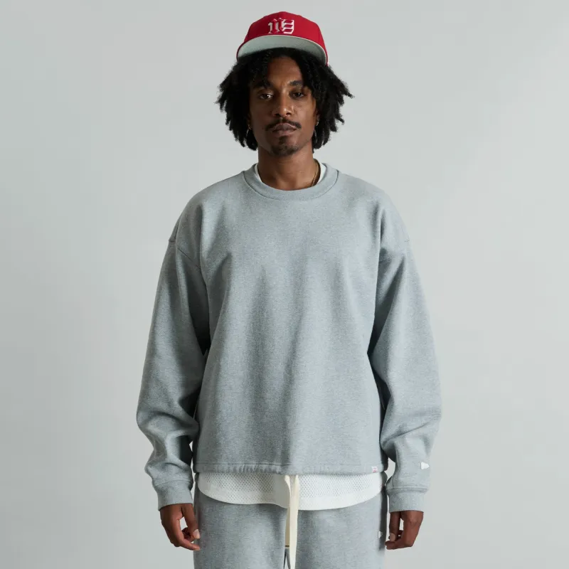 Alden Heather Gray Crewneck made by New Era