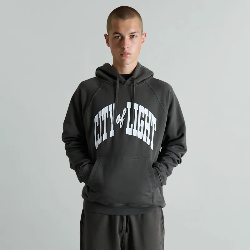 City of Light Dusty Charcoal Hoodie made by New Era