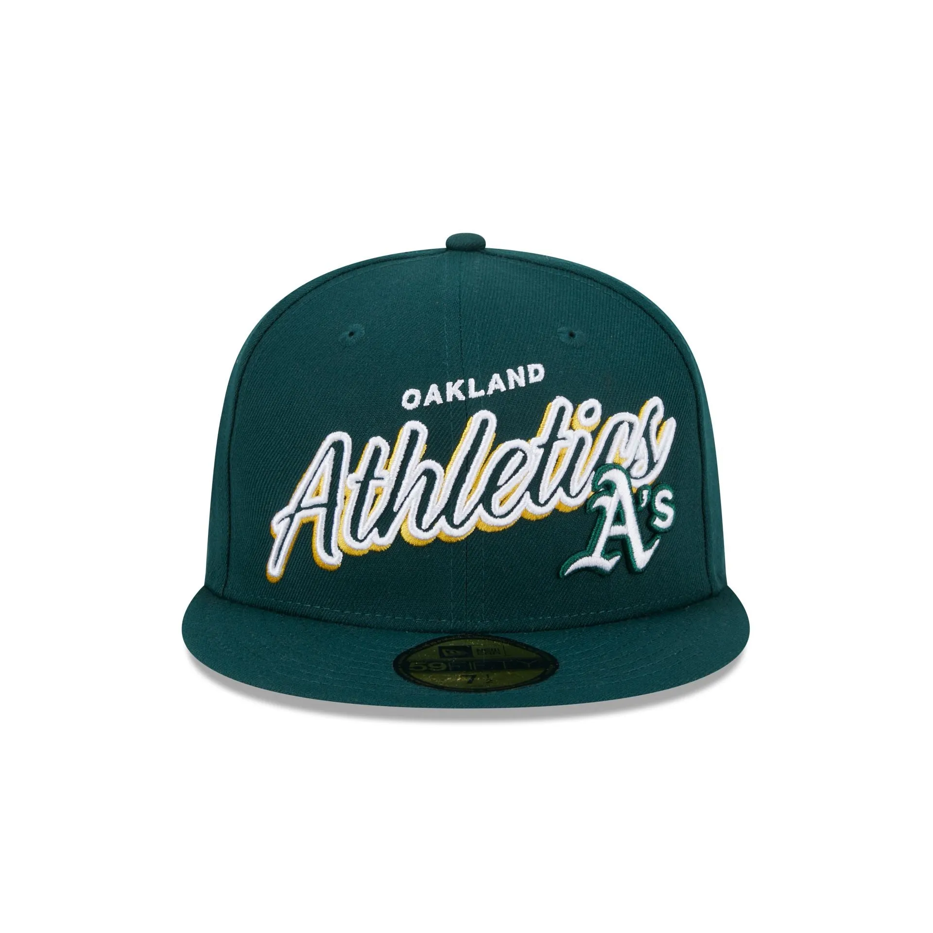 Athletics Script Sided 59FIFTY Fitted Hat sold by New Era product image thumbnail 2
