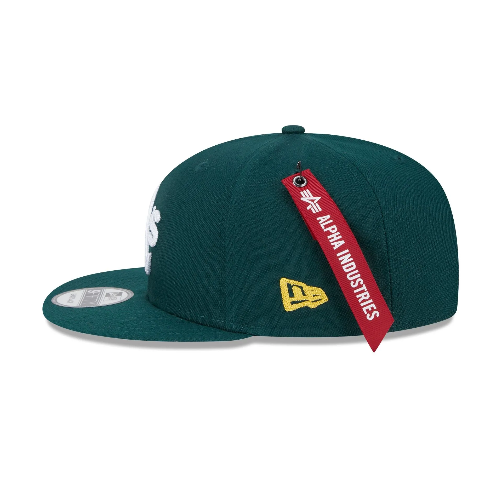 Alpha Industries x Athletics Green 9FIFTY Snapback Hat sold by New Era product image thumbnail 4