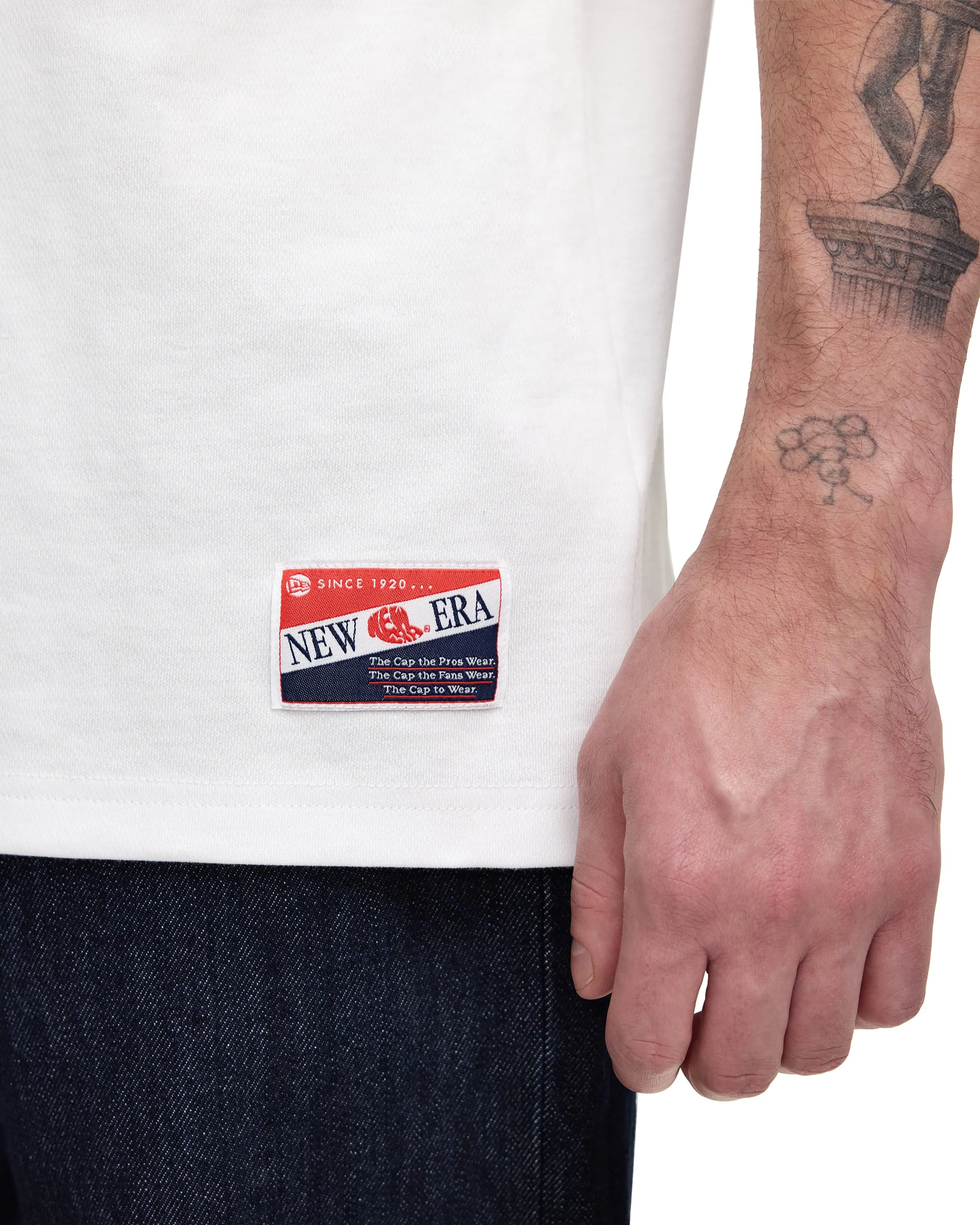 Athletics Throwback White T-Shirt sold by New Era product image thumbnail 4