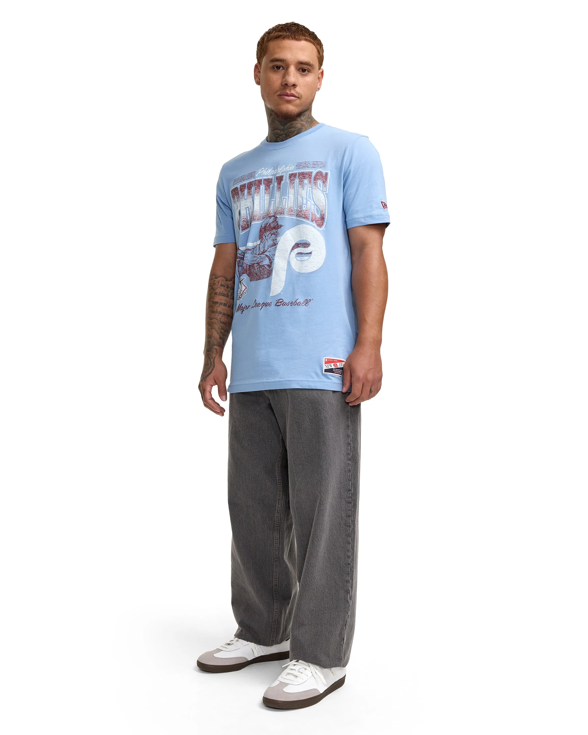 Athletics Throwback Distress T-Shirt sold by New Era product image thumbnail 5