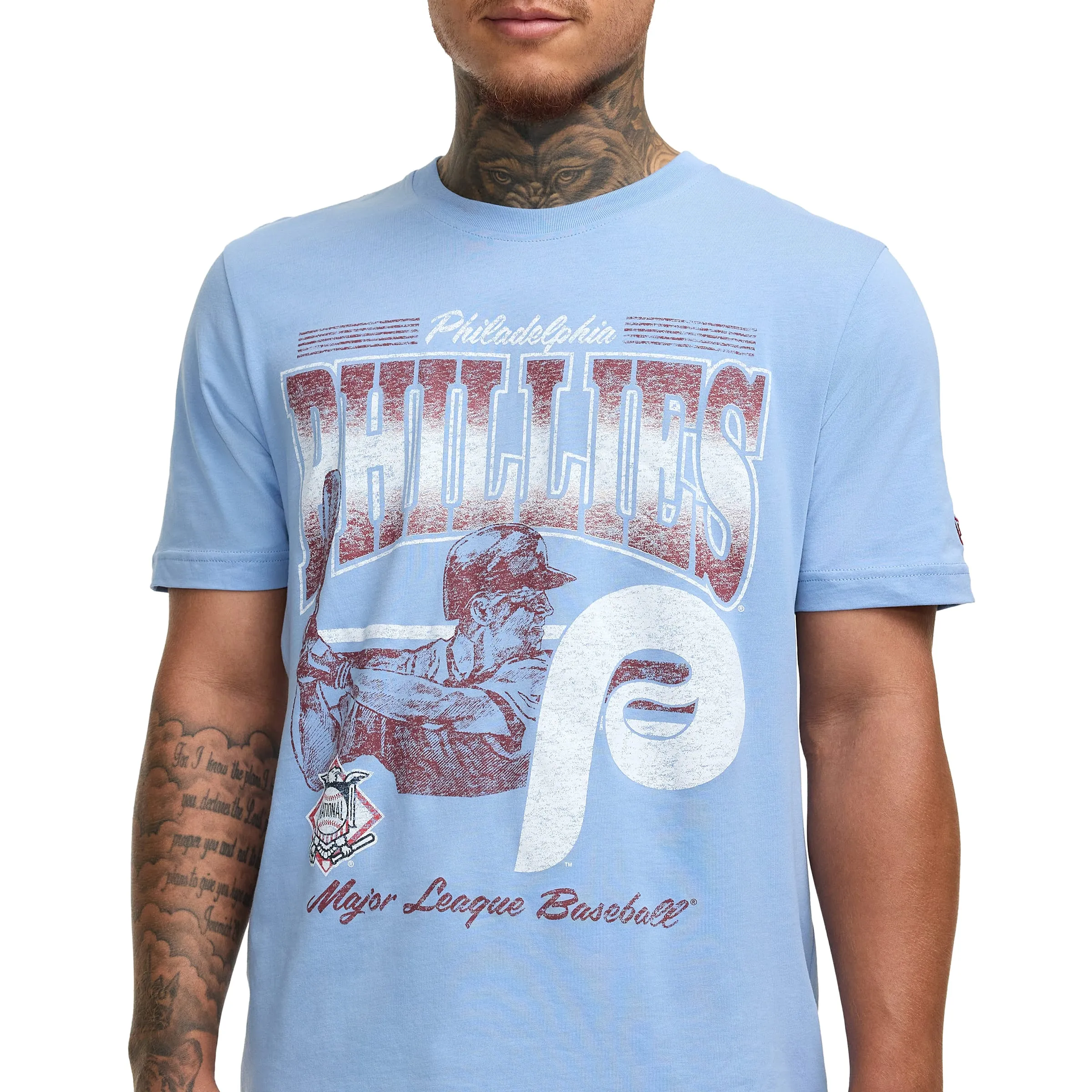 Athletics Throwback Distress T-Shirt sold by New Era product image thumbnail 2