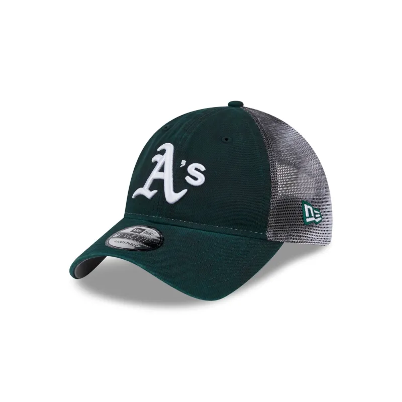 Athletics Slick 9TWENTY Trucker Hat sold by New Era