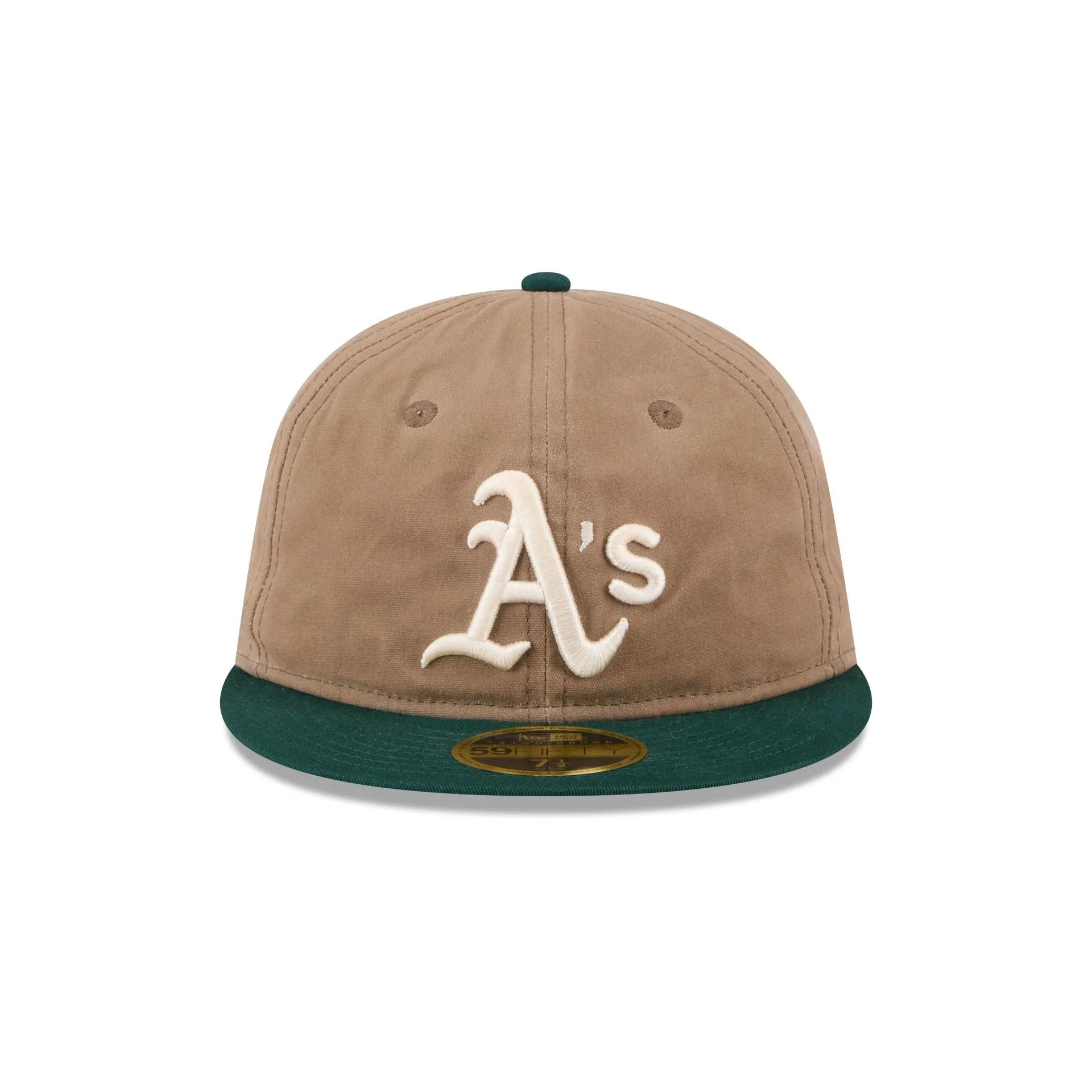 Athletics Wax Canvas Retro Crown 59FIFTY Fitted Hat sold by New Era product image thumbnail 2
