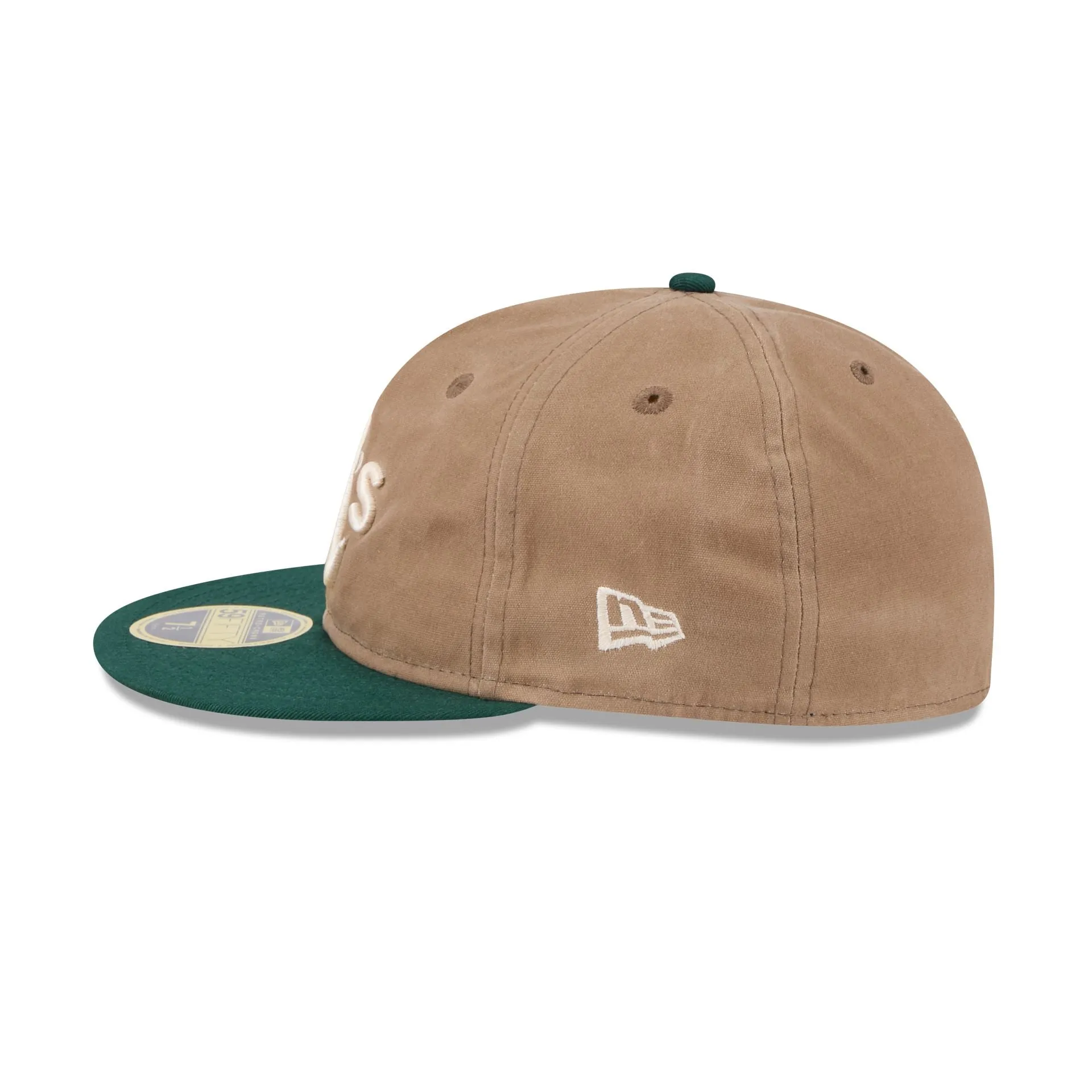 Athletics Wax Canvas Retro Crown 59FIFTY Fitted Hat sold by New Era product image thumbnail 4