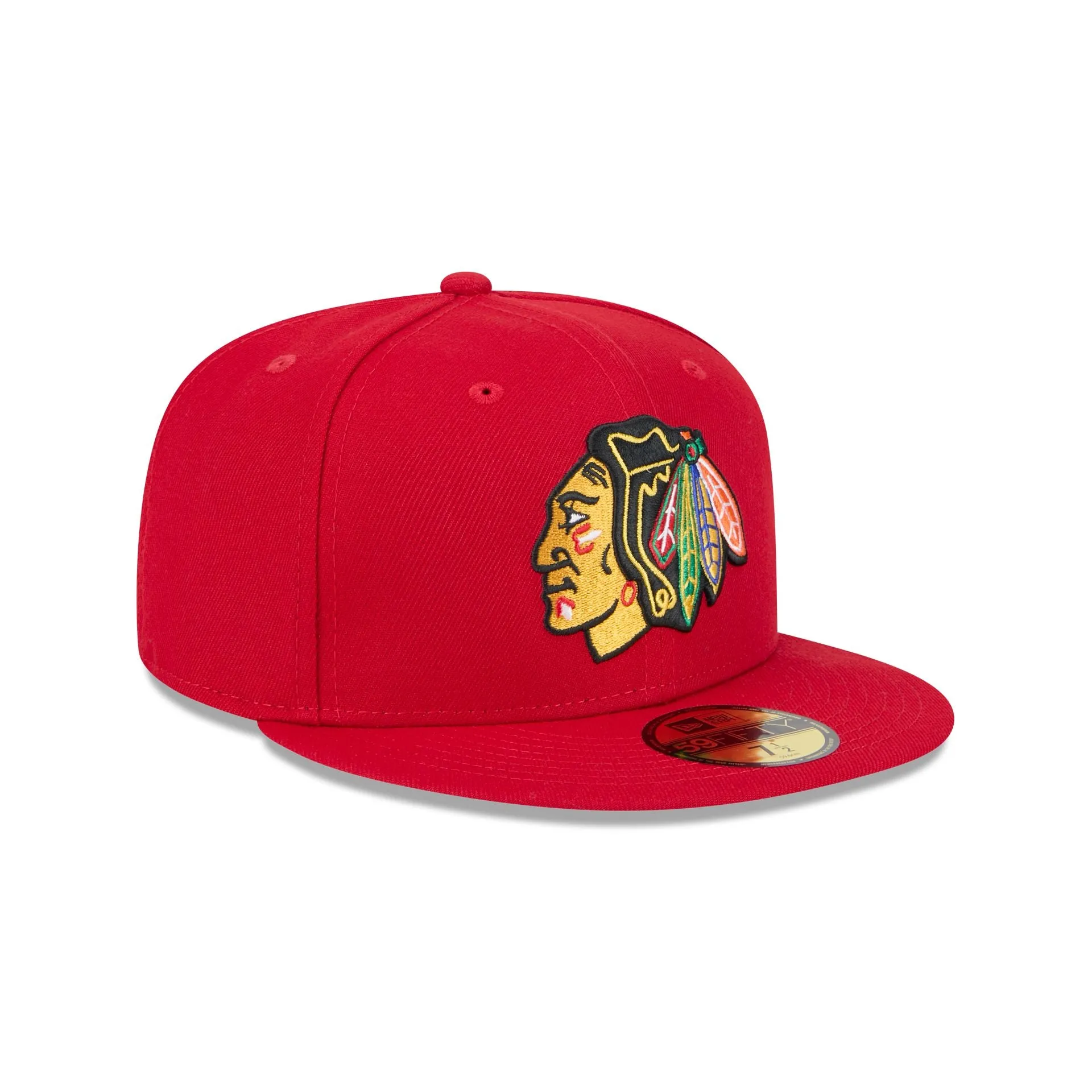 Chicago Blackhawks Red 59FIFTY Fitted Hat sold by New Era product image thumbnail 3