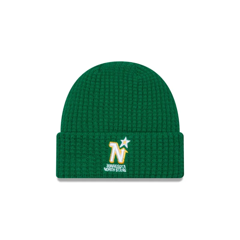 Minnesota North Stars Waffle Knit Beanie Hat sold by New Era