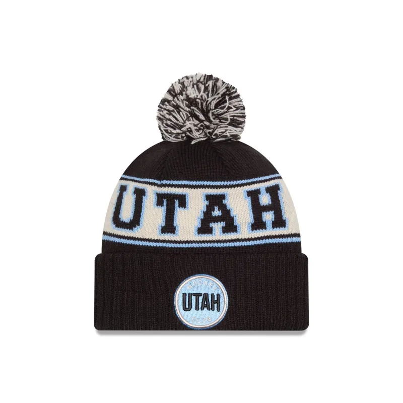Utah Hockey Club Pom Knit Hat sold by New Era