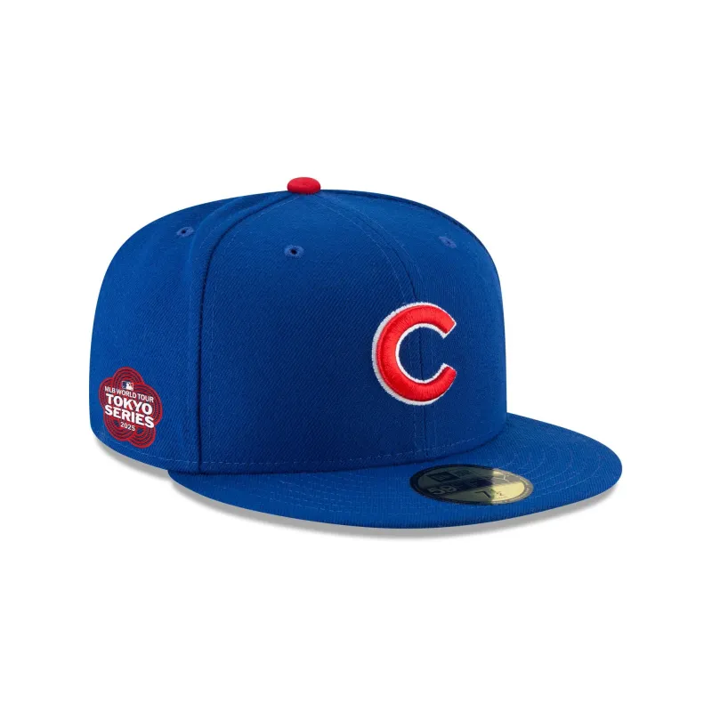 Chicago Cubs 2025 Tokyo Series Side Patch 59FIFTY Fitted Hat sold by New Era