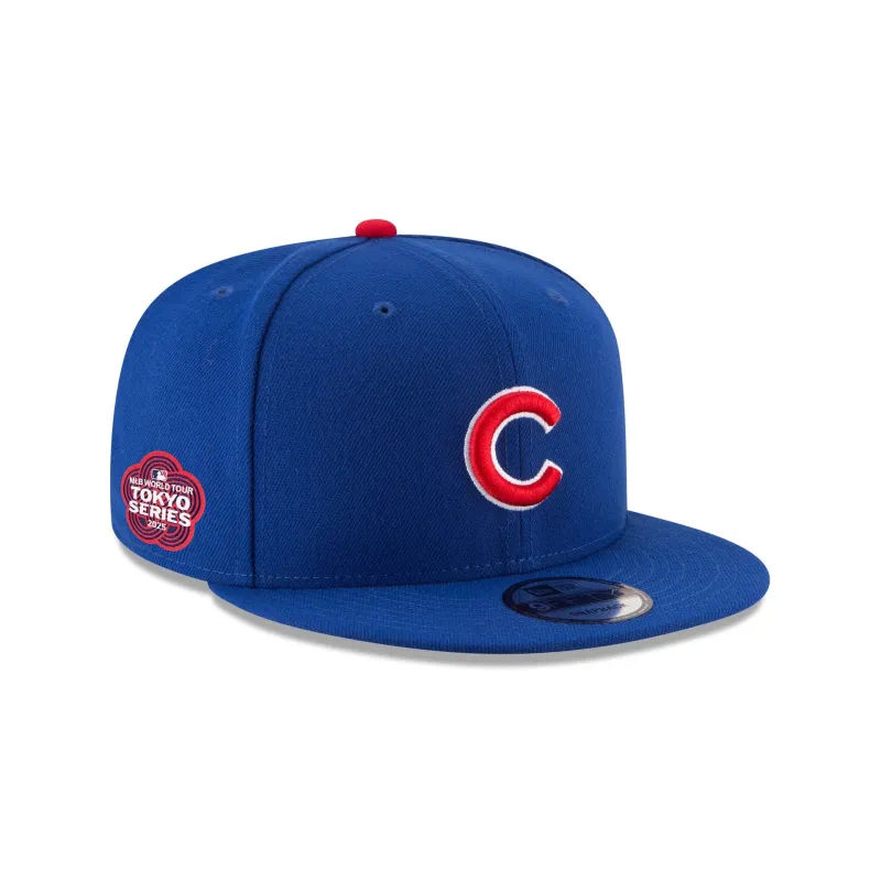 Chicago Cubs 2025 Tokyo Series Side Patch 9FIFTY Snapback Hat sold by New Era