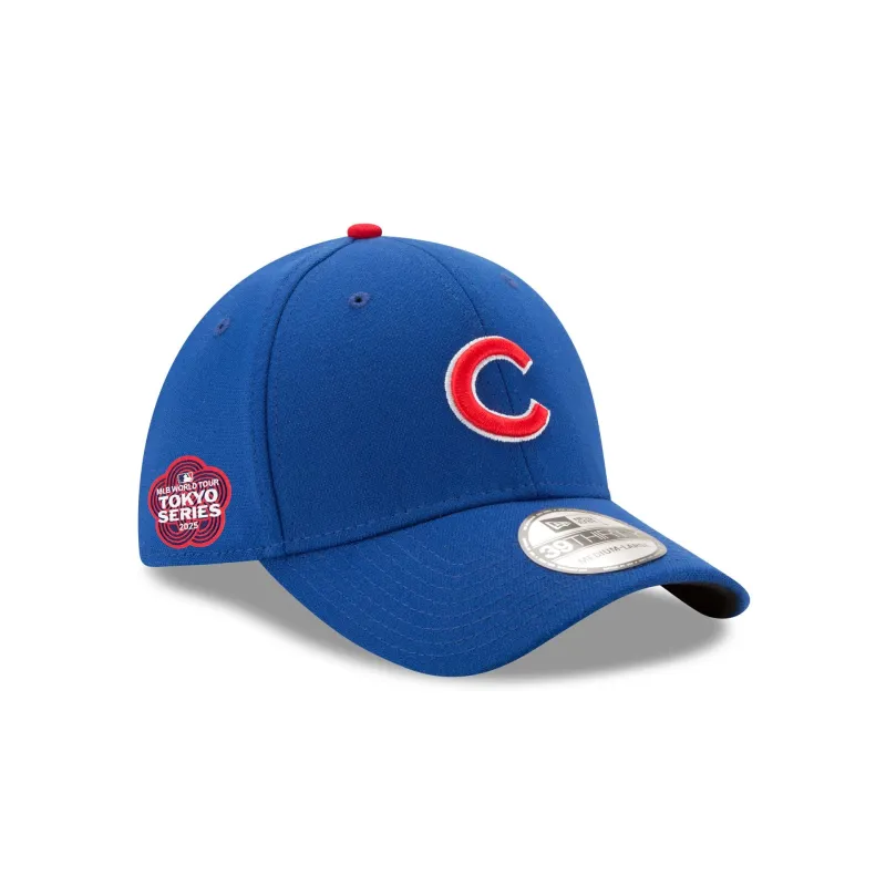 Chicago Cubs 2025 Tokyo Series Side Patch 39THIRTY Stretch Fit sold by New Era