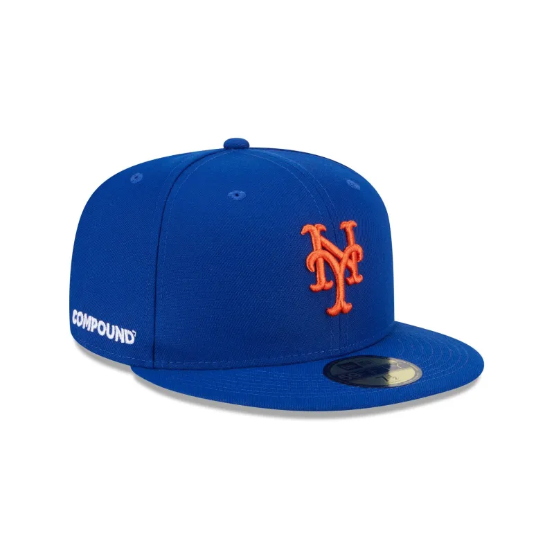 Compound x New York Mets 59FIFTY Fitted Hat sold by New Era