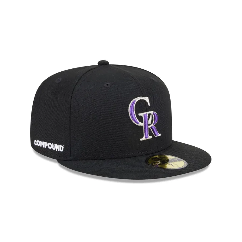 Compound x Colorado Rockies 59FIFTY Fitted Hat sold by New Era