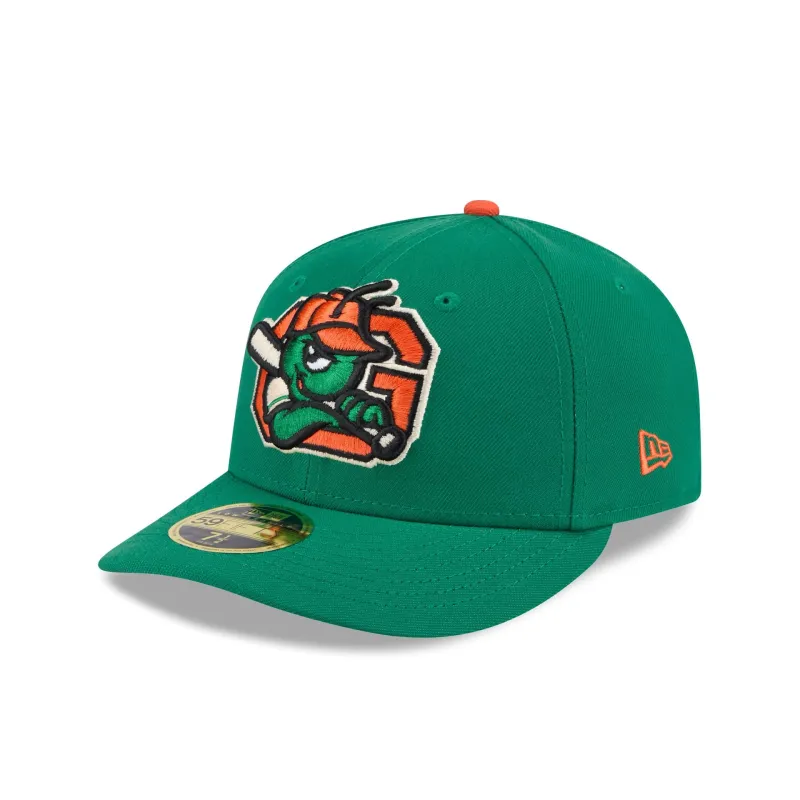 Greensboro Grasshoppers Authentic Collection Low Profile 59FIFTY Fitted Hat sold by New Era