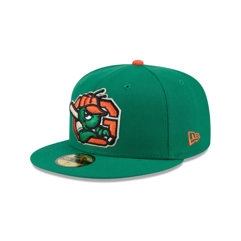 Greensboro Grasshoppers Authentic Collection 59FIFTY Fitted Hat sold by New Era