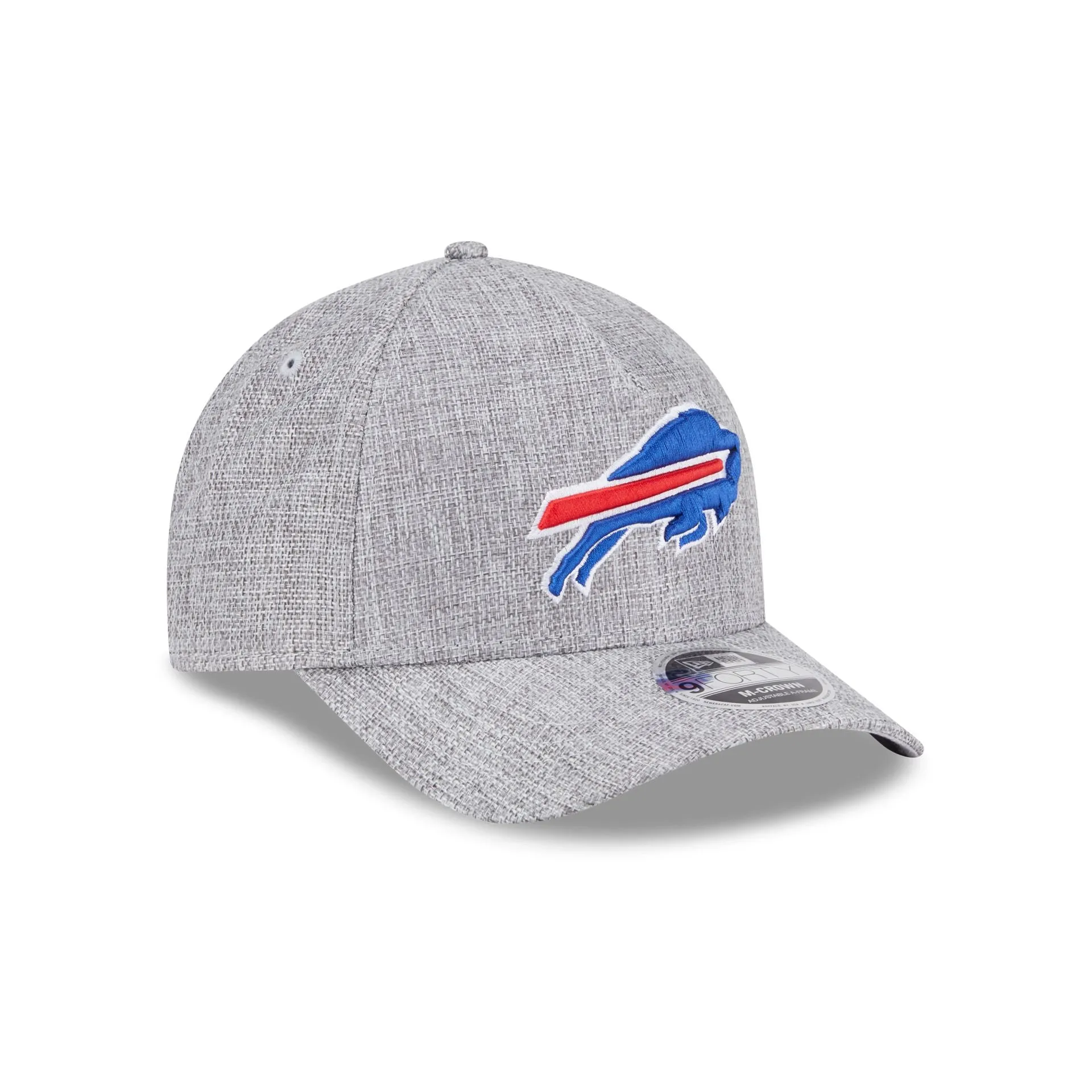 Buffalo Bills Cotton Weave Gray 9FORTY M-Crown A-Frame Snapback Hat sold by New Era product image thumbnail 3