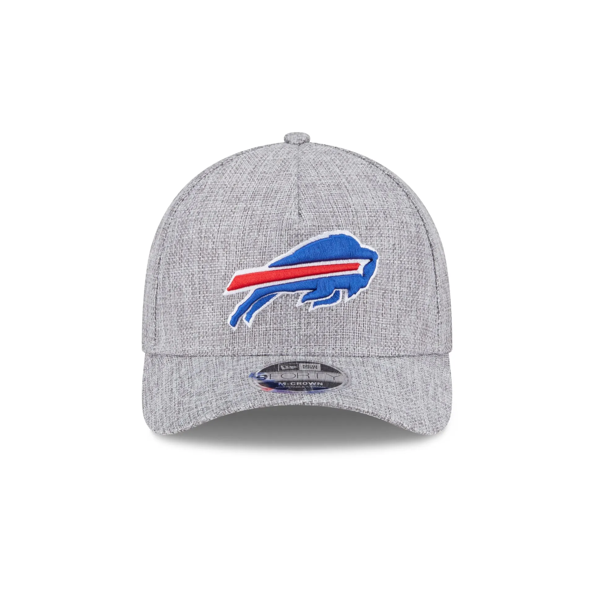 Buffalo Bills Cotton Weave Gray 9FORTY M-Crown A-Frame Snapback Hat sold by New Era product image thumbnail 2