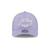 Los Angeles Lakers Cotton Weave Purple 9FORTY M-Crown A-Frame Snapback Hat sold by New Era