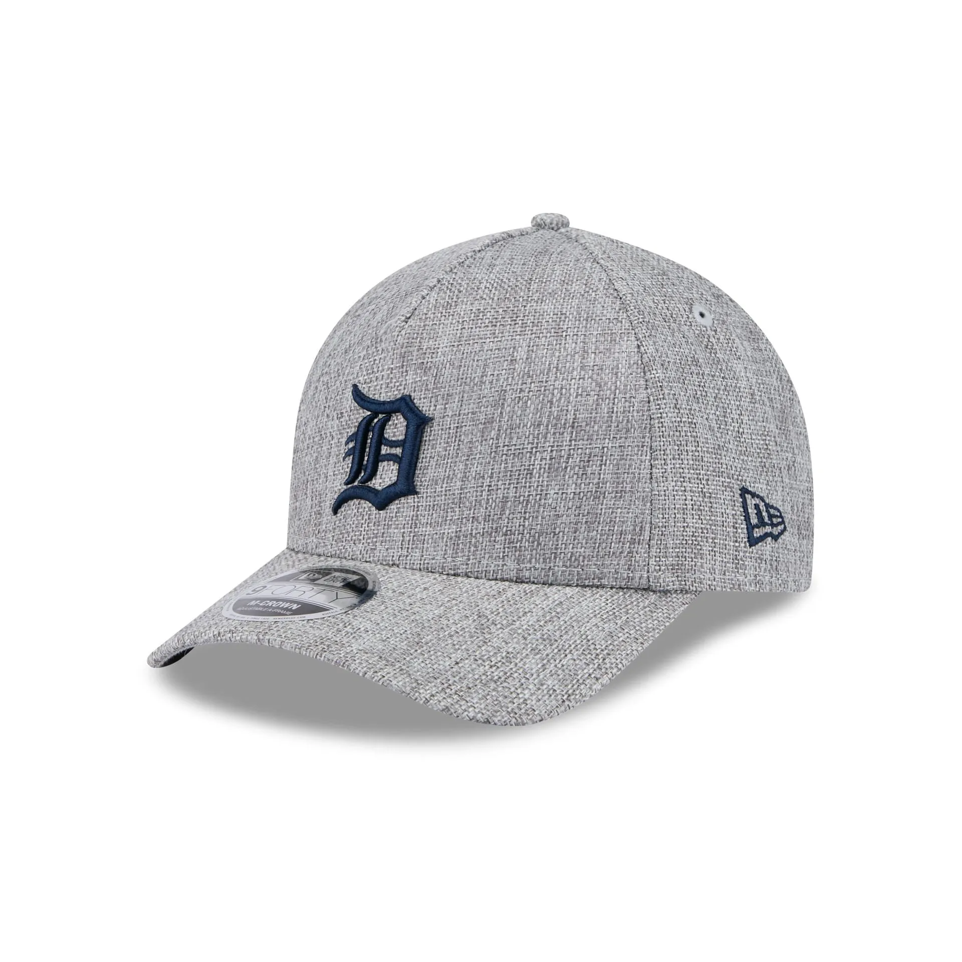 Detroit Tigers Cotton Weave Gray 9FORTY M-Crown A-Frame Snapback Hat sold by New Era