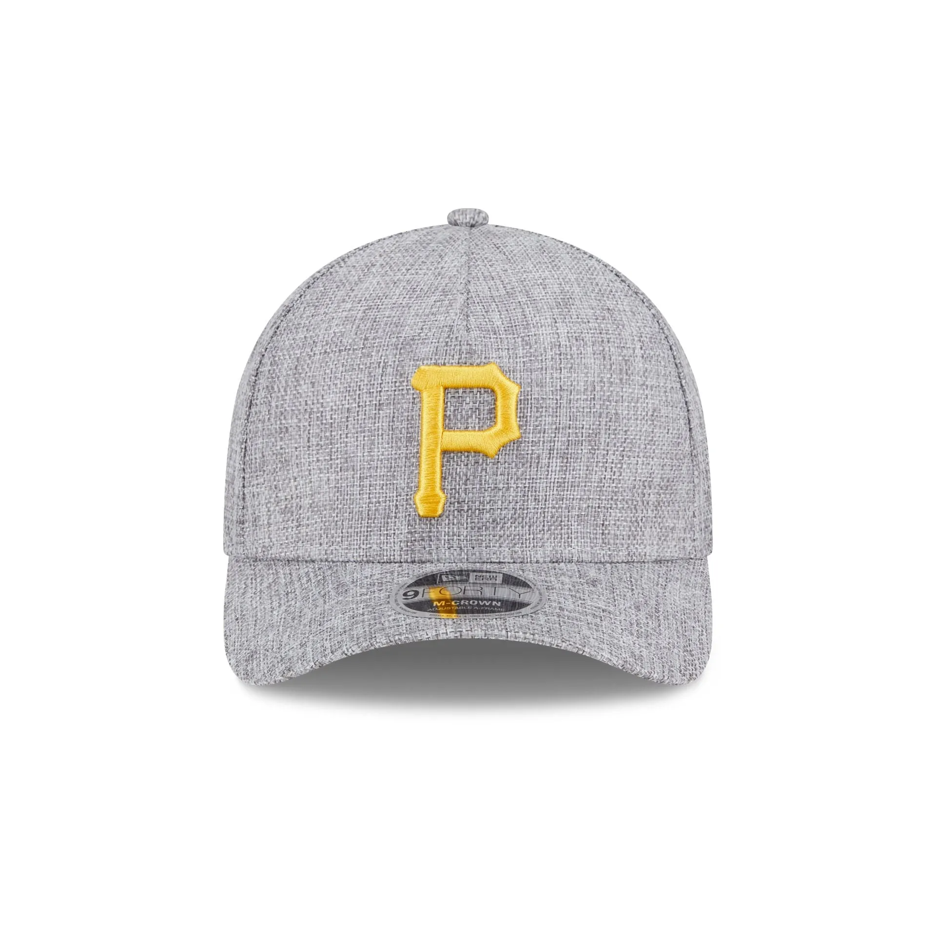 Pittsburgh Pirates Cotton Weave Gray 9FORTY M-Crown A-Frame Snapback Hat sold by New Era product image thumbnail 2