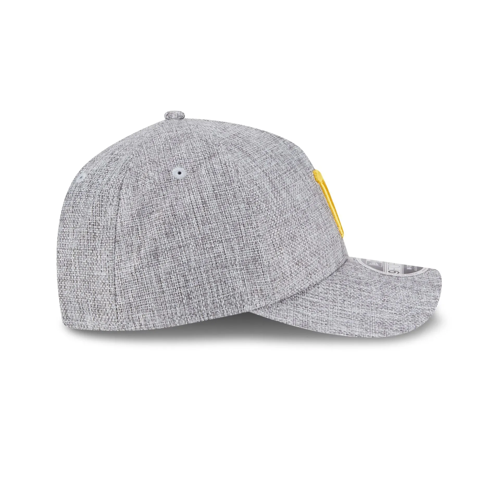 Pittsburgh Pirates Cotton Weave Gray 9FORTY M-Crown A-Frame Snapback Hat sold by New Era product image thumbnail 5