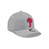 Philadelphia Phillies Cotton Weave Gray 9FORTY M-Crown A-Frame Snapback Hat sold by New Era