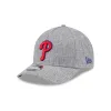 Philadelphia Phillies Cotton Weave Gray 9FORTY M-Crown A-Frame Snapback Hat sold by New Era