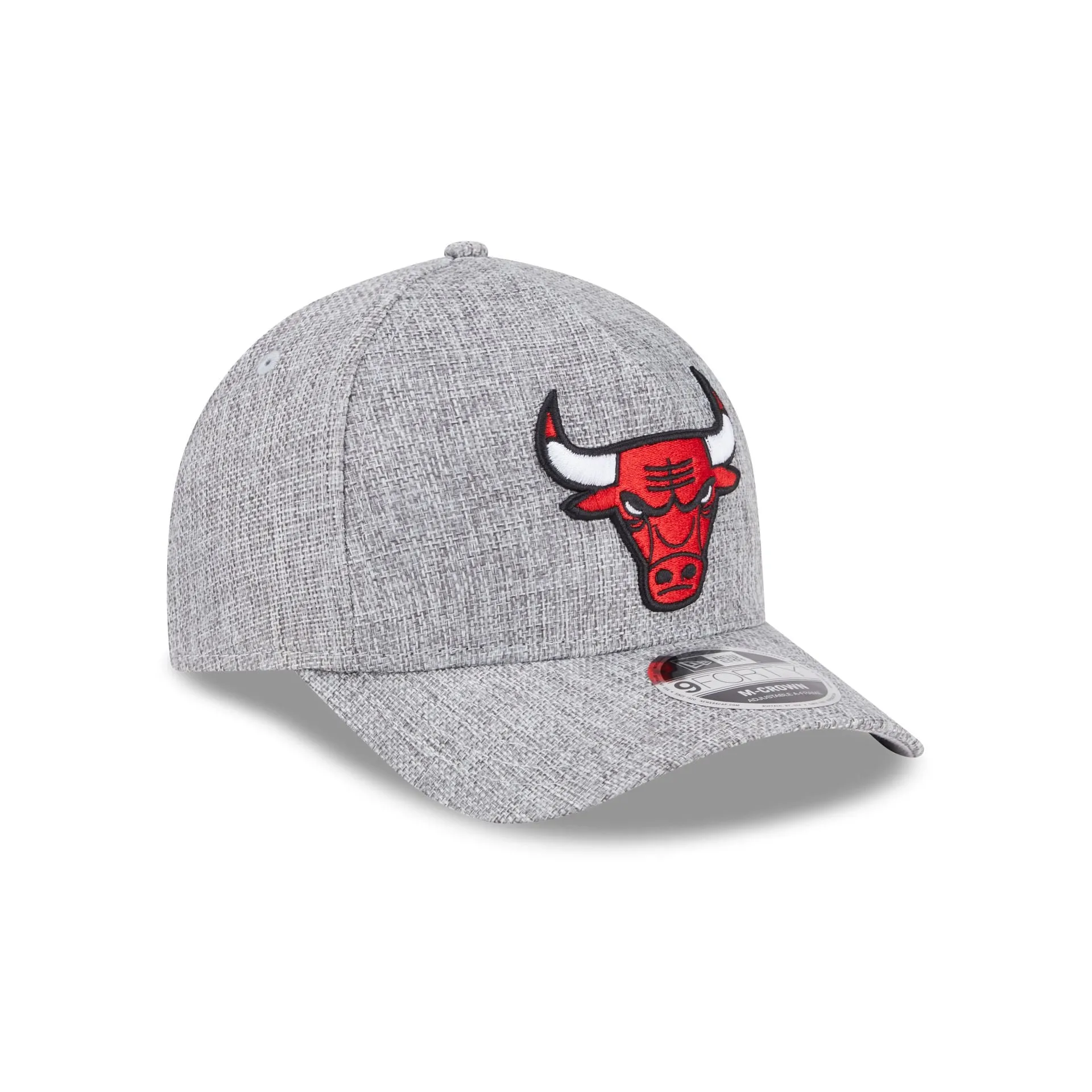 Chicago Bulls Cotton Weave Gray 9FORTY M-Crown A-Frame Snapback Hat sold by New Era product image thumbnail 3