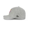 Miami Heat Cotton Weave Gray 9FORTY M-Crown A-Frame Snapback Hat sold by New Era