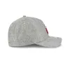 Miami Heat Cotton Weave Gray 9FORTY M-Crown A-Frame Snapback Hat sold by New Era