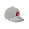 Miami Heat Cotton Weave Gray 9FORTY M-Crown A-Frame Snapback Hat sold by New Era