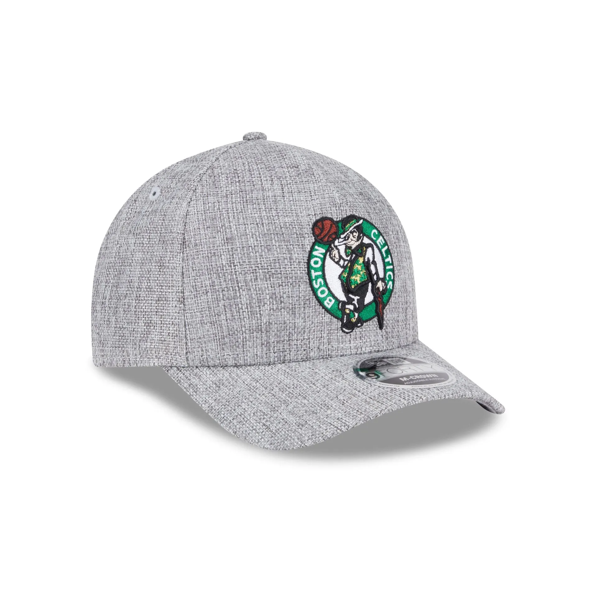 Boston Celtics Cotton Weave Gray 9FORTY M-Crown A-Frame Snapback Hat sold by New Era product image thumbnail 3